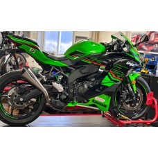 2023-2025 Kawasaki ZX-4R/ZX-4RR Stainless Evo Megaphone Slip-On